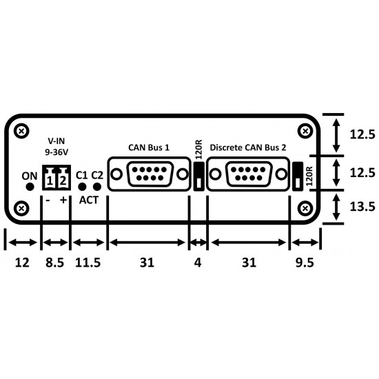 CAN Bus Isolated Repeater CAN Bus Isolated Repeater